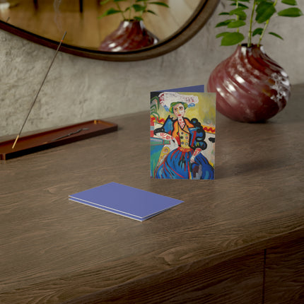 A Mulher by Amadeo de Souza-Carosa Greeting Cards (1, 10, 30, and 50pcs)