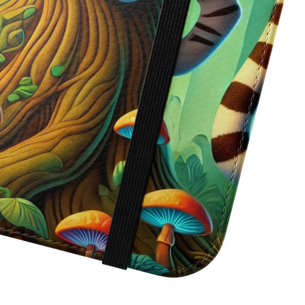 🐅🌿 Silent Stripes Flip Case – Stealth, Grace & Enchanted Forest