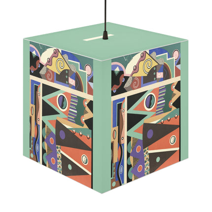 Collection decors et couleurs Pl.03 by Georges Valmiers Light Cube Lamp