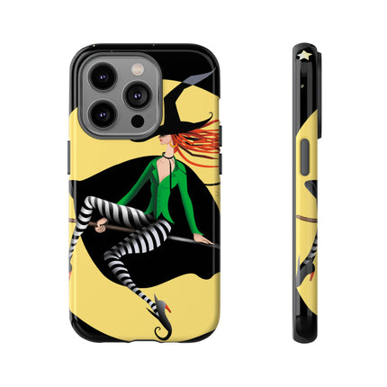 A Witch’s Moonlit Flight Phone Cases
