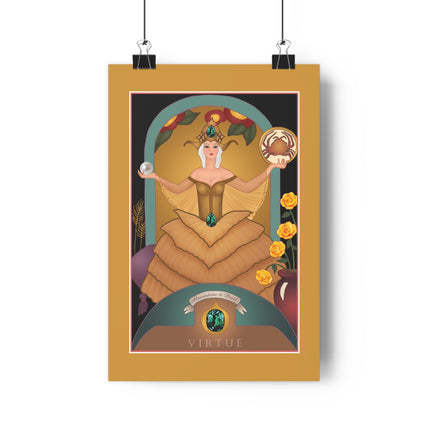 June & Pearl, Alexandrite (from the Gem Series) by Sofia Chiostri Giclée Art Print