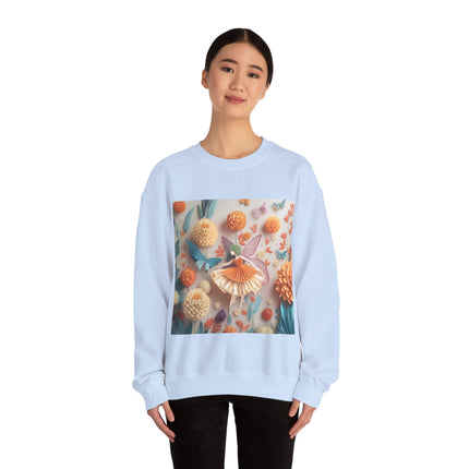 Dahlia Fairy Unisex Heavy Blend™ Crewneck Sweatshirt