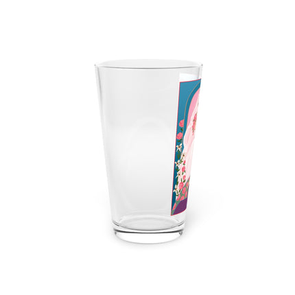 August & Peridot Zodiac Pint Glass
