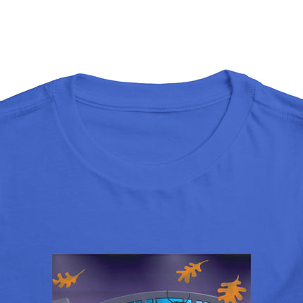 Whimsical Halloween Mischief Toddler Short Sleeve Tee