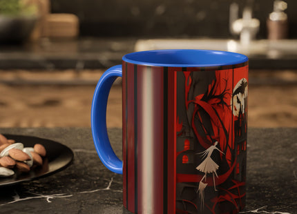 Halloween Night Scene Colorful Mugs (11oz, 15oz)