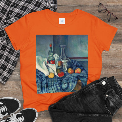 The Peppermint Bottle by Paul Cézanne Women's Midweight Cotton Tee