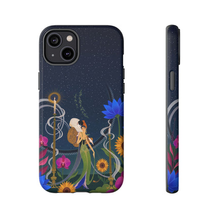 🌙🕯️ The Lady Of The Midnight Garden Phone Case – Art Deco Nocturne