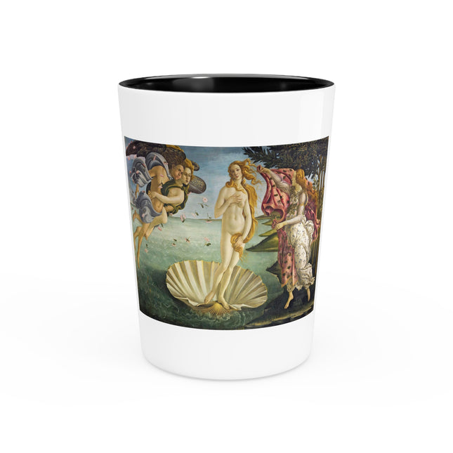 Birth of Venus by Sandro Botticelli Ceramic Shot Glass