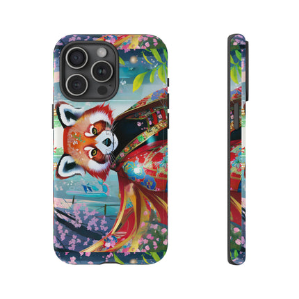 Cybernetic Red Panda Phone Cases