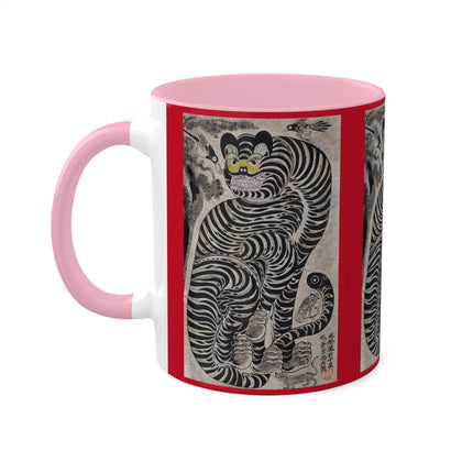 Talismanic Tiger Colorful Mugs, 11oz