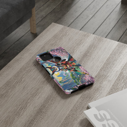 Cyberpunk Samurai Owl Phone Cases