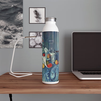 The Peppermint Bottle by Paul Cézanne Slim Water Bottle