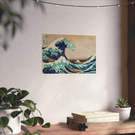 The Great Wave off Kanagawa by Katsushika Hokusai Matte Horizontal Posters