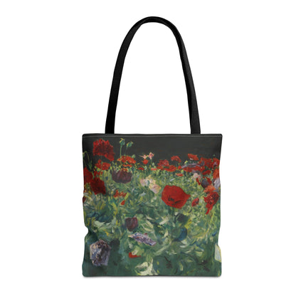 Poppies (A Study of Poppies for Carnation, Lily, Lily, Rose) by John Singer Sargent Tote Bag (AOP)