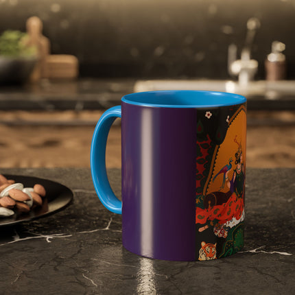 The Jewel Pavilion Colorful Mug (11oz, 15oz) – Royal Elegance, Peacock Beauty & Jewel-Toned Splendor