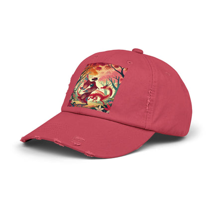 The Dragon Fairy’s Dance Unisex Distressed Cap