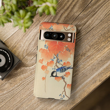 Japanese Bird and Branch by Ohara Koson Phone Cases