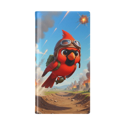 🐦✈️ The Cardinal Dive Bomber Flip Case – Bold Flight & Fearless Adventure