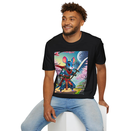 Cyber Samurai Rat Softstyle T-Shirt