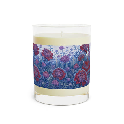 🎭🌺 The Enchanted Garden Masquerade Trio Scented Candle – Art Deco Floral Elegance