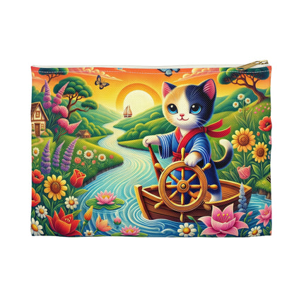 Sailor Kitten’s River Adventure Accessory Pouch – Brave Voyage & River Wonder