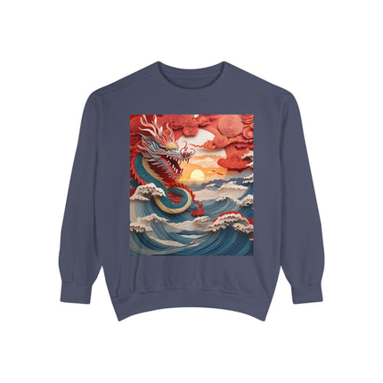 Stormbound Dragon Garment-Dyed Sweatshirt