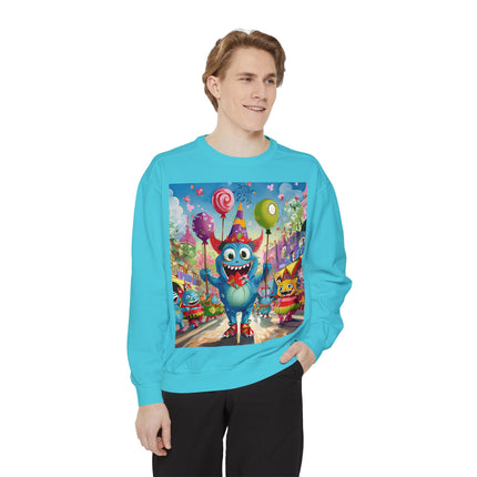 Monster Parade Madness Unisex Garment-Dyed Sweatshirt