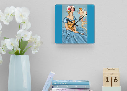 The Enchanting Painter Acrylic Wall Clock