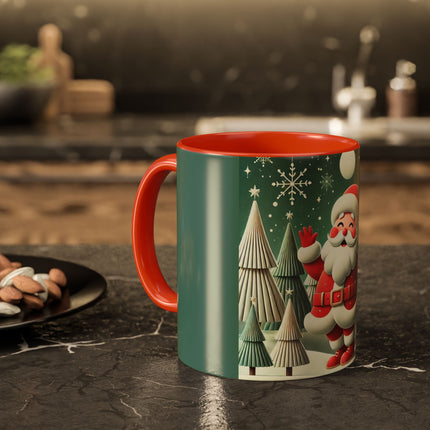 Santa's Joyful Night Colorful Mugs (11oz, 15oz)