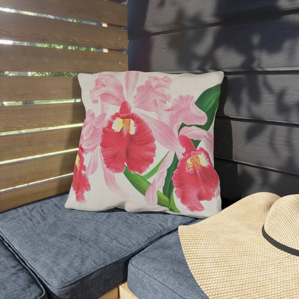 Cattleya Gigas by Jean Jules Linden Outdoor Pillows