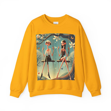 Whispers on the Spring Swing Heavy Blend™ Crewneck Sweatshirt