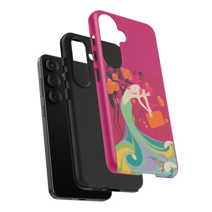 Mermaid Dive Phone Case – Vibrant Waves & Playful Elegance