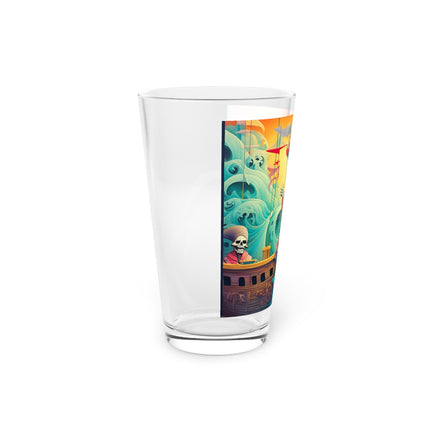 Skeleton Crew of the Misty Seas Glass, 16oz
