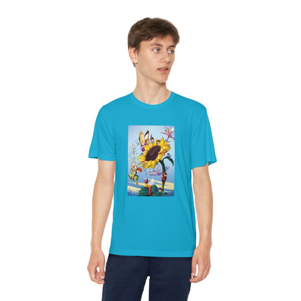 Sunflower Fairies by Margaret Tarrant Youth Competitor Tee – Golden Garden Magic & Storybook Wonder