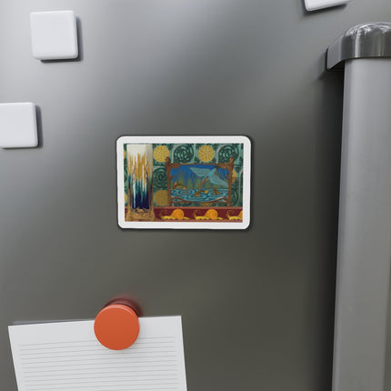 Shrimps, Kingfisher and Fish by Maurice Pillard Verneuil Die-Cut Magnets (5 Sizes)