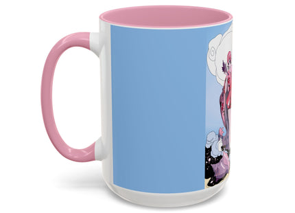 Goddess of the Swirling Sea Colorful Mugs (11oz, 15oz)