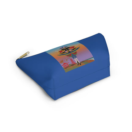 Kabuki Dancer at Twilight Cosmetic Bag – Elegant Performance & Vibrant Fantasy