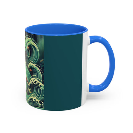 Mermaid Queen Rising from the Deep Colorful Mugs (11oz, 15oz)