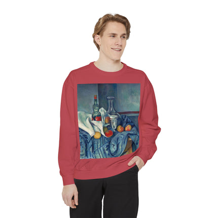 The Peppermint Bottle by Paul Cézanne Unisex Garment-Dyed Sweatshirt