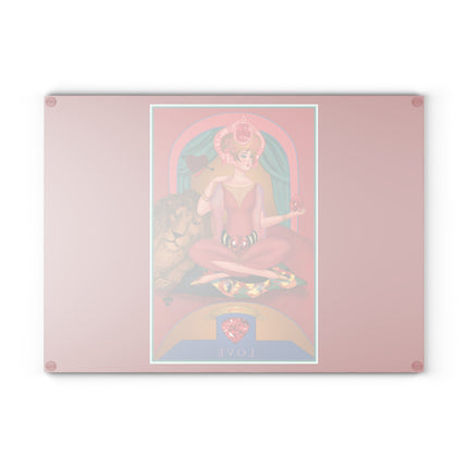 July & Ruby Zodiac Glass Cutting Board