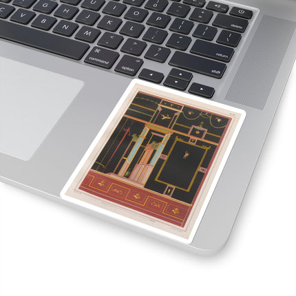 The most beautiful walls in Pompeii Pl.04 by Victor Steeger Kiss-Cut Stickers (4 Sizes)