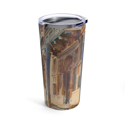Gondola Moorings on the Grand Canal by John Singer Sargent Tumbler 20oz
