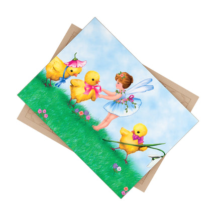 The Fairy’s Springtime Welcome Ceramic Tile