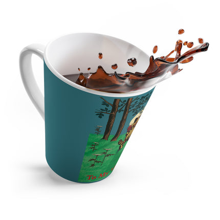 Peekaboo by Louis Wain Latte Mug