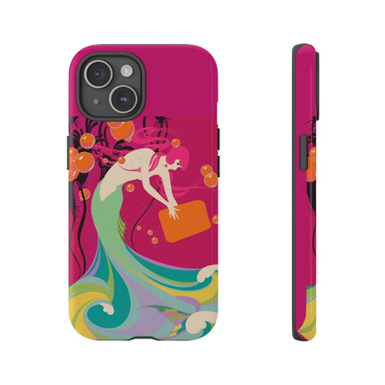 Mermaid Dive Phone Case – Vibrant Waves & Playful Elegance