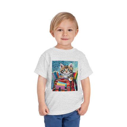Whiskered Wanderings Toddler Short Sleeve Tee