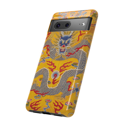 Majestic Dragon Regalia – Imperial 12-Symbol Robe Phone Cases