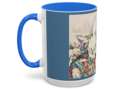 The Three Skulls by Paul Cézanne Colorful Mugs (11oz, 15oz)