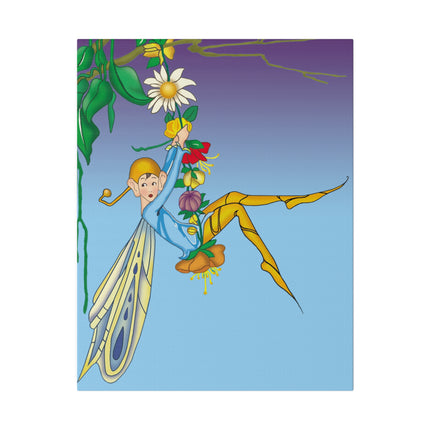 Whimsical Fairy Swing – Lydia Hine’s Enchanted Art Deco Illustration