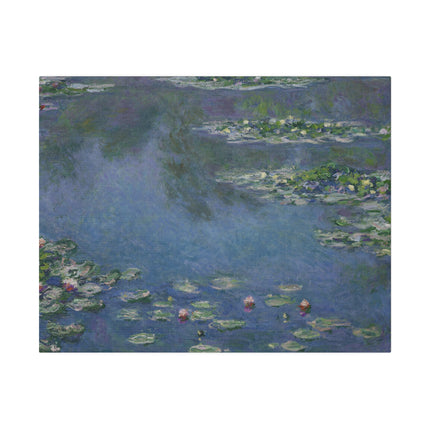 Water Lilies by Claude Monet Matte Canvas, Stretched, 0.75"